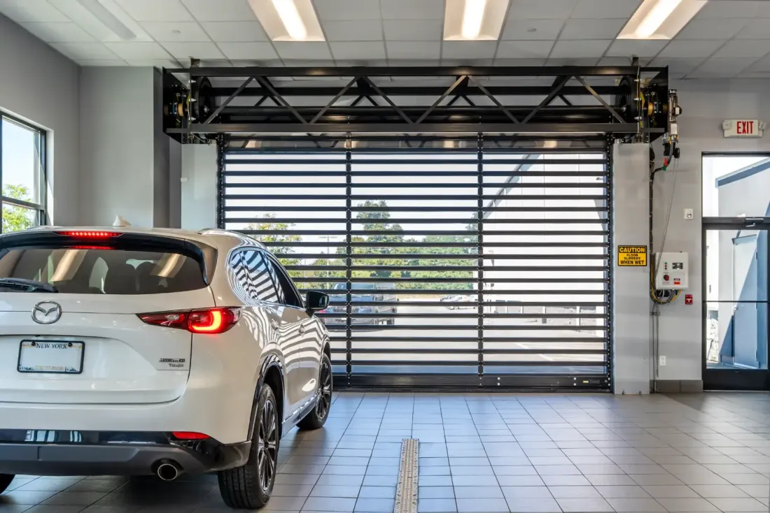 high-speed door · car service bay