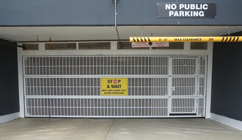 strata · burnaby parkade gate install